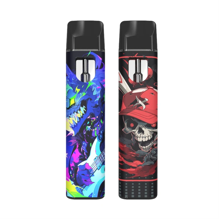 2ml+2ml Slim Vape Wegwerppen Dubbele Kamer Vape